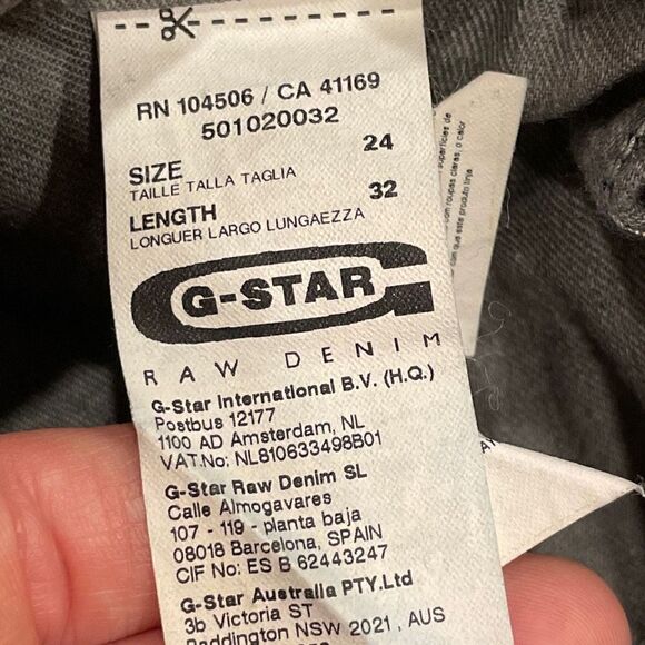 G Star Raw 3301 Jeans size 24 - Picture 6 of 10